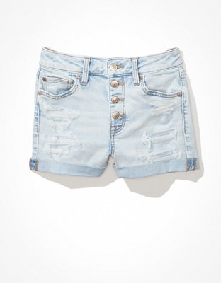 AE Ne(x)t Level High-Waisted Denim Short Short