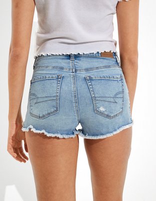 AE Ne(x)t Level High-Waisted Denim Short Short