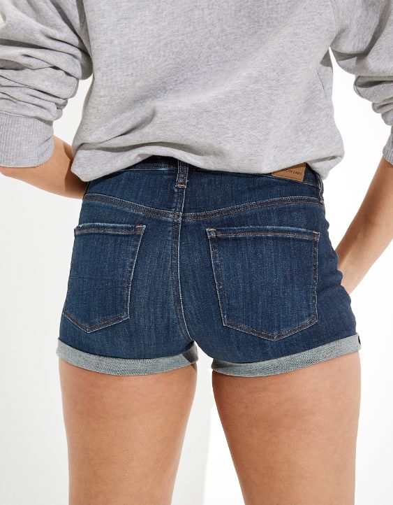 AE Ne(x)t Level High-Waisted Denim Short Short