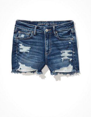 Женские джинсы American Eagle AE Ne(x)t Level High V-Rise Denim Short Short — фото 3