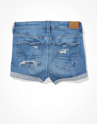 AE Ne(x)t Level High-Waisted Denim Short Short