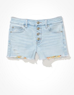 AE Ne(x)t Level High-Waisted Denim Short Short
