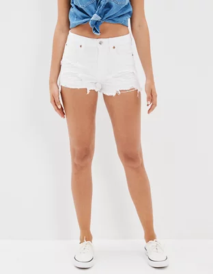 vergaan Baars Geniet AE Stretch High-Waisted Denim Short Short