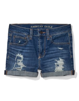 AE Next Level High-Waisted Denim Short Short