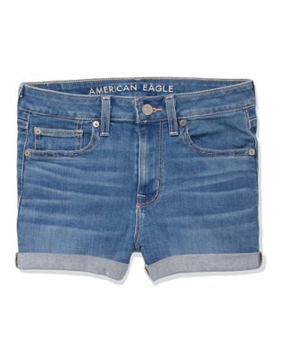 AE Ne(x)t Level High-Waisted Denim Short corto