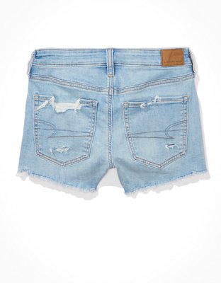 AE Ne(x)t Level High-Waisted Denim Short Short