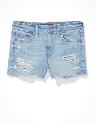 AE Ne(x)t Level High-Waisted Denim Short Short