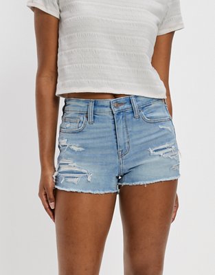 AE Ne(x)t Level High-Waisted Denim Short Short