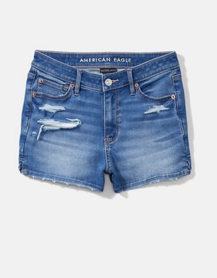 AE Ne(x)t Level High-Waisted Denim Short Short