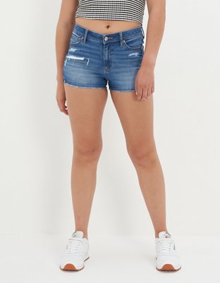 AE Next Level High-Waisted V-Rise Denim Short Short