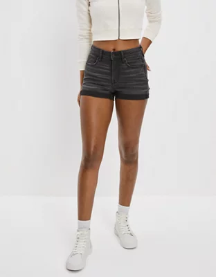 AE Ne(x)t Level High-Waisted Denim Short Short