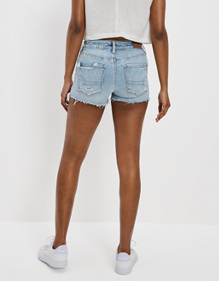 AE Ne(x)t Level Denim Short Corto Cintura Alta