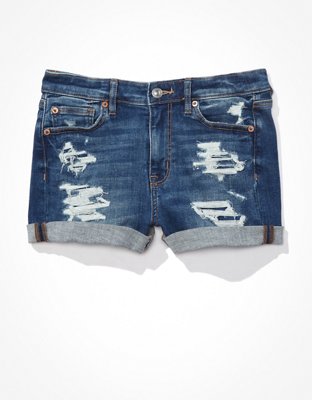 AE Next Level High-Waisted Denim Short Short