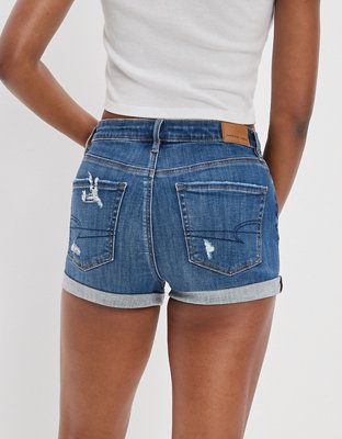 AE Ne(x)t Level High V-Rise Denim Short Short