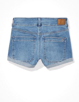 AE Ne(x)t Level High-Waisted Denim Short corto