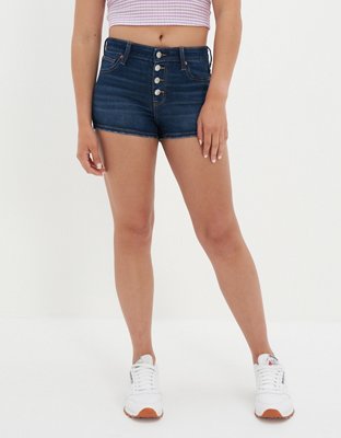 AE Stretch High-Waisted Denim Short Short