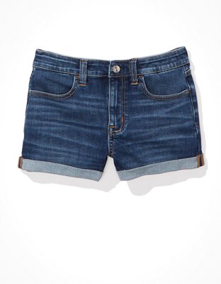 American eagle denim shorts hi rise store shortie shortie midi