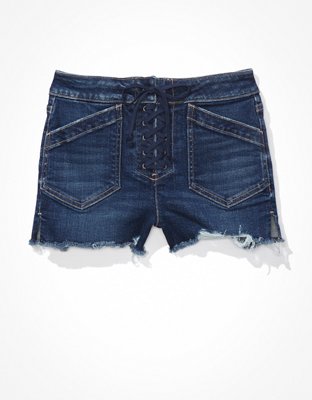 AE Next Level High-Waisted Denim Short Short