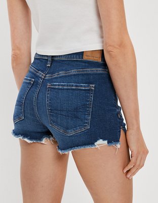 AE Stretch High-Waisted Denim Short Short