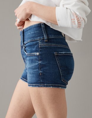 Women's High Rise Stretch Denim Shorts