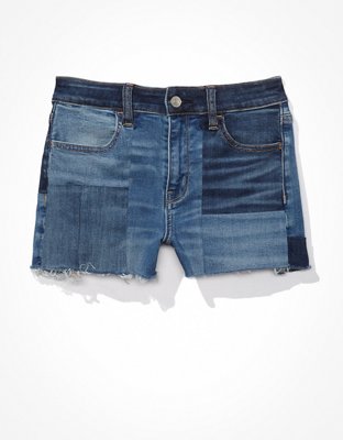 Женские джинсы American Eagle AE Ne(x)t Level Real Good Repurposed High-Waisted Denim Short Short — фото 3