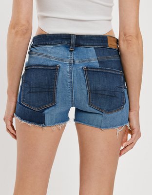 Женские джинсы American Eagle AE Ne(x)t Level Real Good Repurposed High-Waisted Denim Short Short — фото 2