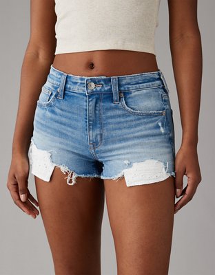 American Eagle Outfitters Next Level Stretch Women's Ripped Jean Shorts  Size: 2