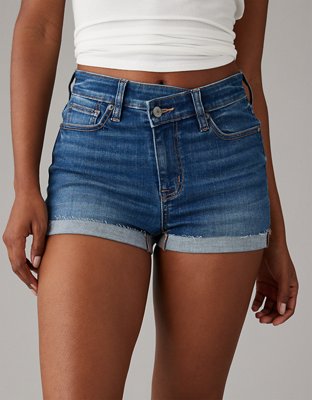 AE Next Level High-Waisted Denim Short