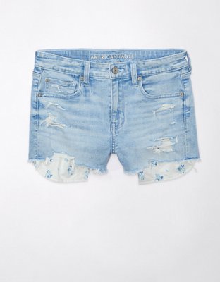 AE Next Level High-Waisted Denim Short