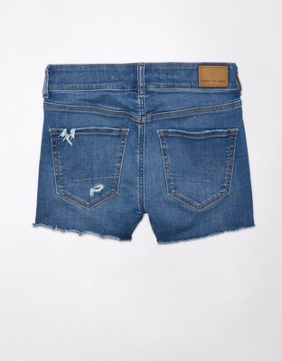 AE Ne(x)t Level Denim Short Corto Cintura Alta