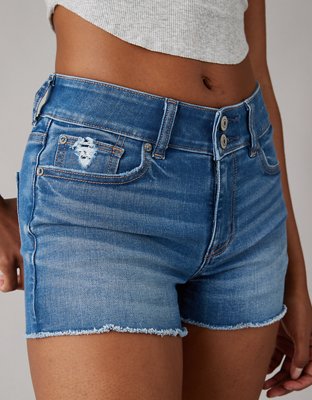 AE Ne(x)t Level Denim Short Corto Cintura Alta