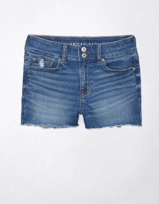 AE Ne(x)t Level Denim Short Corto Cintura Alta