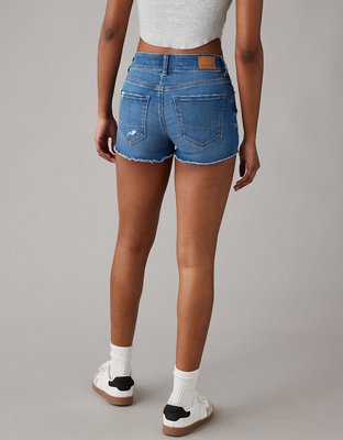 AE Next Level High-Waisted Denim Short Short