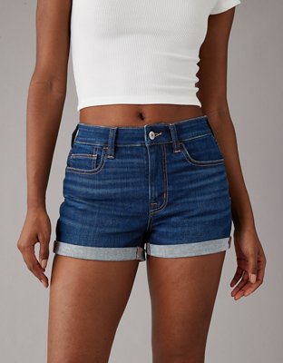 AE Next Level High-Waisted Denim Short