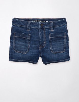 AE Next Level High-Waisted Denim Short