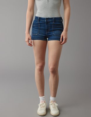 AE Next Level High-Waisted Denim Short Short