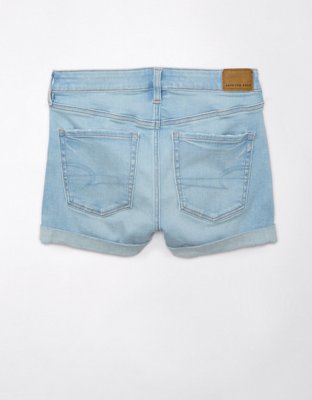 AE Next Level High-Waisted V-Rise Denim Short Short