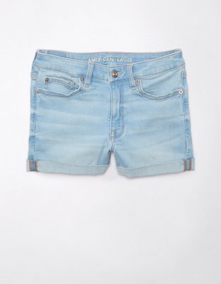 AE Next Level High-Waisted V-Rise Denim Short Short