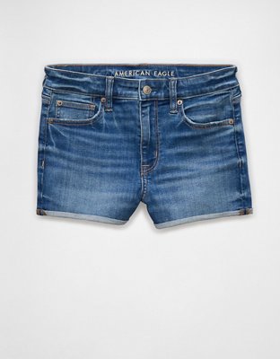 AE Next Level High-Waisted Denim Short Short