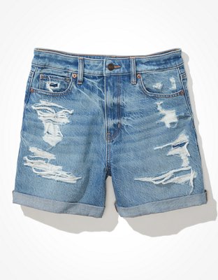 baggy jean shorts womens