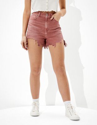 AE Highest Waist Denim Mom Shorts