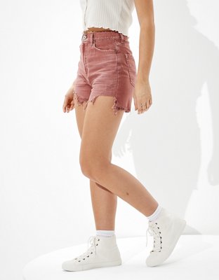 AE Highest Waist Denim Mom Shorts