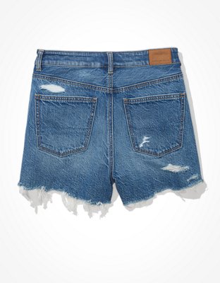 AE Highest Waist Denim Mom Shorts