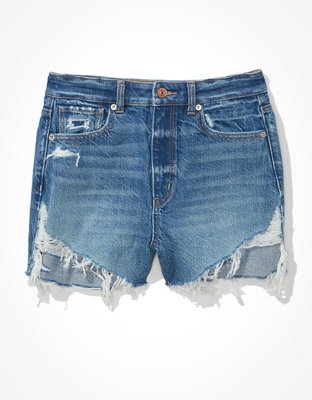 AE Highest Waist Denim Mom Shorts