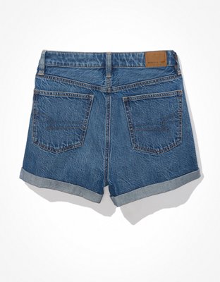 Женские шорты American Eagle AE Crossover Highest Waist Denim Mom Shorts — фото 4