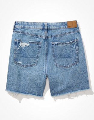 AE Denim Baggy Mom Shorts
