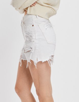 AE Denim Highest Waist Baggy Short