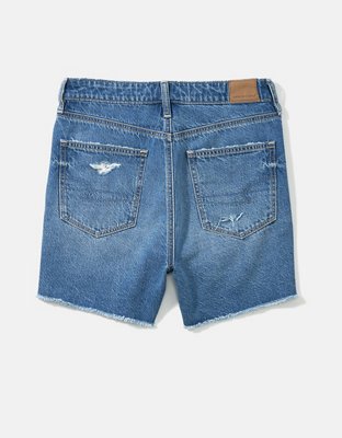 Женские джинсы American Eagle AE Denim Highest Waist Baggy Short — фото 2