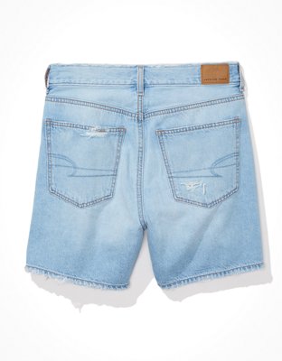 AE Dreamy Drape Denim Highest Waist Baggy Short