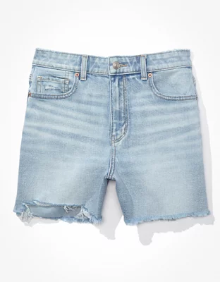 AE Stretch Denim Highest Waist Baggy Short